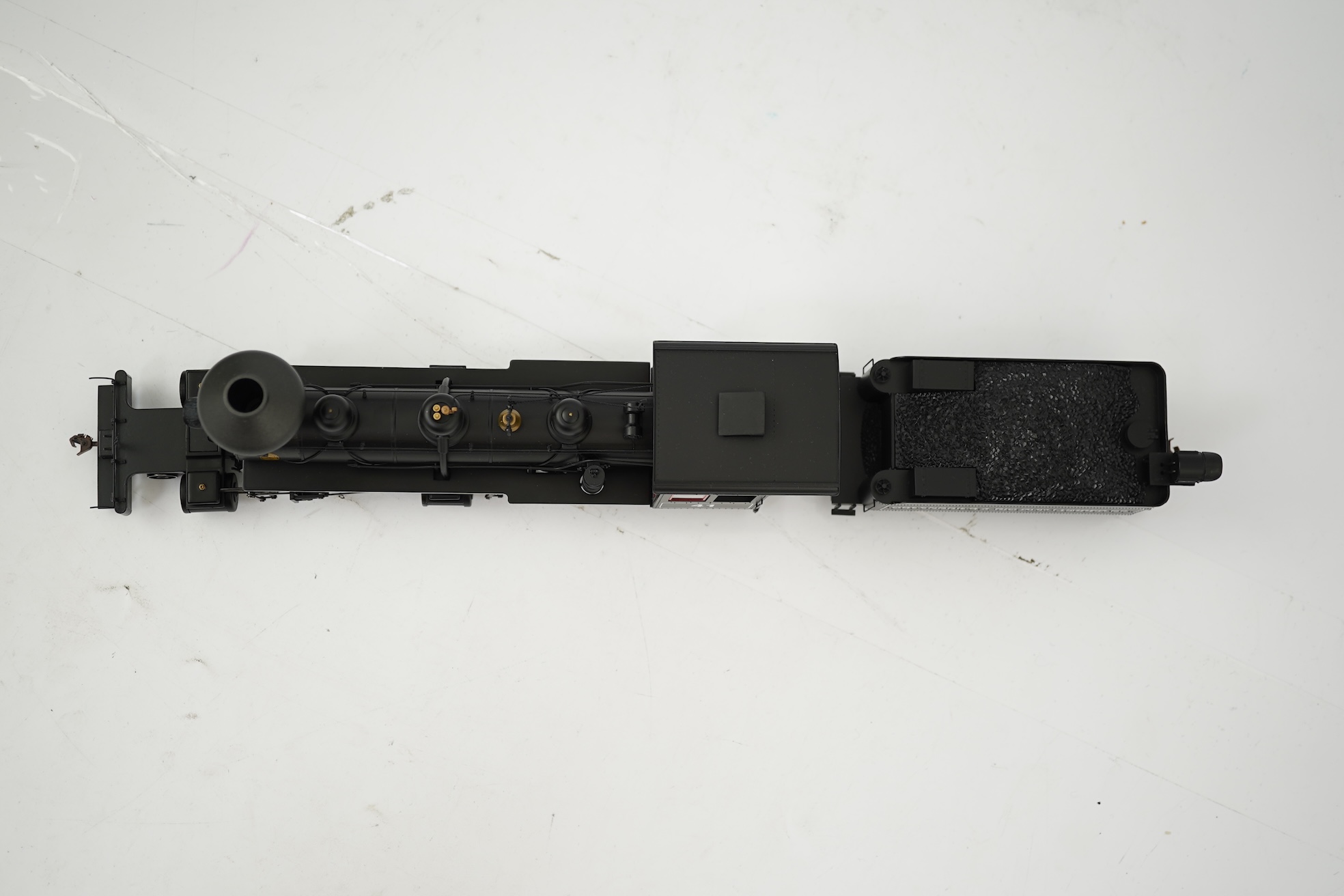 A boxed narrow gauge (On30) Spectrum by Bachmann (28757) model of Greenbrier & Big Run Lumber Co., 41, 2-6-6-2 articulated tender locomotive, powered for two rail operation.
